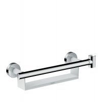 Hansgrohe 41710000 Logis Universal 41710 угловая корзинка для ванных принадлежностей, хром