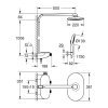 Купить Grohe 26361000 Rainshower System 26361 SmartControl 360 MONO Душевая система термостат настенного монтажа в Киеве vannaja.kiev.ua