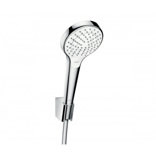 душ з кнопкою з шлангом гарнітур HANSGROHE 26421400 Croma Select S 110 лійка 3 режима Набір тримач для душу, шланг 125 см - білий/хром Купити душ з кнопкою з шлангом гарнітур HANSGROHE 26421400 Croma Select S 110 лійка 3 режима Набір тримач для душу, шланг 125 см - білий/хром в Києві vannaja.kiev.ua