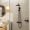 hansgrohe душевые системы 26428670 настенная Vernis Blend с термостатическим смесителем матовый черный цвет Купить hansgrohe душевые системы 26428670 настенная Vernis Blend с термостатическим смесителем матовый черный цвет в Киеве vannaja.kiev.ua