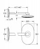 Купить GROHE 26450LS0 Rainshower 360 Mono Set 26450 Верхний Душ 360 мм x 220 мм Цвет Хром/Белая Луна в Киеве vannaja.kiev.ua