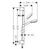 Купить Hansgrohe 26532400 Crometta Vario 265324 Душевой набор с Лейкай Хансгрое в Киеве vannaja.kiev.ua