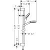 Гарнитур со штангой HANSGROHE 26533400 Crometta 1jet набор 0,65 м белый/хром Купить Гарнитур со штангой HANSGROHE 26533400 Crometta 1jet набор 0,65 м белый/хром в Киеве vannaja.kiev.ua