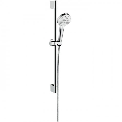 хансгрое душевая стойка с лейкой 26555400 набор Hansgrohe Crometta белый/хром 2 режима 6 л/мин штанга 65 см Купить хансгрое душевая стойка с лейкой 26555400 набор Hansgrohe Crometta белый/хром 2 режима 6 л/мин штанга 65 см в Киеве vannaja.kiev.ua