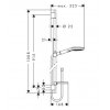 Купить Hansgrohe 26621400 Raindance 266214 Душевой набор Select E 120 (Белый/Хром) в Киеве vannaja.kiev.ua
