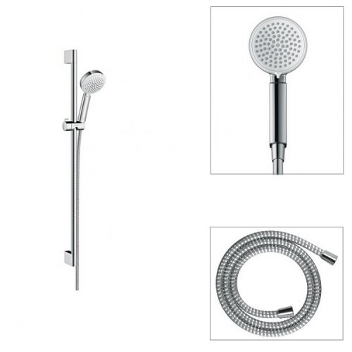 Набор для душа HANSGROHE 26657400 Crometta 100 Vario Душевой 0,90м Купить Набор для душа HANSGROHE 26657400 Crometta 100 Vario Душевой 0,90м в Киеве vannaja.kiev.ua