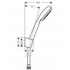 Душевой гарнитур HANSGROHE 26664400 Crometta 100 Porter набор Купить Душевой гарнитур HANSGROHE 26664400 Crometta 100 Porter набор в Киеве vannaja.kiev.ua