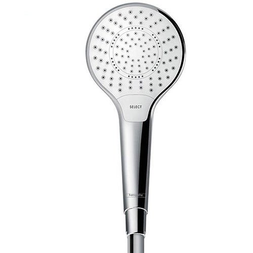 Лейка HANSGROHE 26800400 CROMA SELECT S с тремя типами струи 110 мм цвет белый/хром Купить Лейка HANSGROHE 26800400 CROMA SELECT S с тремя типами струи 110 мм цвет белый/хром в Киеве vannaja.kiev.ua