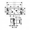 Купить Скрытая часть Hansgrohe 26840180 Rainfinity для Showerpipe 360 в Киеве vannaja.kiev.ua