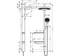 Купити Продаж Душова система Hansgrohe 26842700 Rainfinity Showerpipe 360 ​​1jet Лійка велика 360 мм в Києві vannaja.kiev.ua