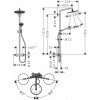 Белая матовая душевая система Hansgrohe 26890700 Croma Select S Showerpipe 280 1jet с термостатом 268907 Купить Белая матовая душевая система Hansgrohe 26890700 Croma Select S Showerpipe 280 1jet с термостатом 268907 в Киеве vannaja.kiev.ua