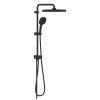 Купити Душова система Grohe Tempesta System 250 Cube Flex з перемикачем, настінного монтажу, чорний матовий (269772431) в Києві vannaja.kiev.ua