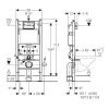 Купить Купить 458.126.00.1+REWC0002+RESC0003 Комплект инсталляции Geberit Duofix 458.126.00.1 + унитаз белый подвесной RAK Ceramics Resort Rimles REWC0002 с сидением Soft Close RESC0003 в Киеве vannaja.kiev.ua