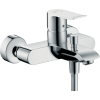 Купить Набор hansgrohe смесителей для ванны хром 3 в 1 31480112 Metris однорычажный душевой диск 120 мм 3 режима в Киеве vannaja.kiev.ua