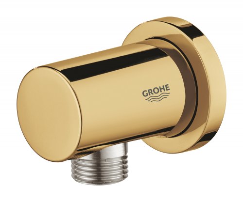 Настенный коннектор для шланга душа Grohe 27057GL0 Rainshower Шланговое подключение, золото Купить Настенный коннектор для шланга душа Grohe 27057GL0 Rainshower Шланговое подключение, золото в Киеве vannaja.kiev.ua