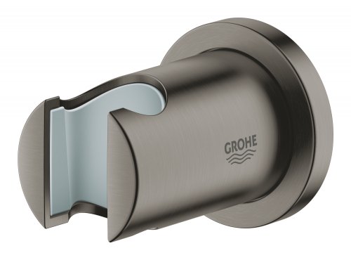 Держатель настенный для ручного душа Grohe Rainshower 27074AL0 темный графит матовый Купить Держатель настенный для ручного душа Grohe Rainshower 27074AL0 темный графит матовый в Киеве vannaja.kiev.ua