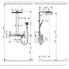 Купити Hansgrohe 27106400 Rainmaker Select 271064 Крута душова система з поличкою в Києві vannaja.kiev.ua