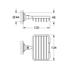 Купити Полиця Grohe Essentials Authentic 40659001 в Києві vannaja.kiev.ua