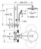 Купити Душова система з термостатом для душа Grohe Euphoria System 27296003 якість супер, латунь хром в Києві vannaja.kiev.ua