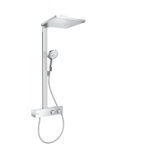 Купить HANSGROHE 27361000 Raindance E 27361 Showerpipe 300 1jet с ShowerTablet 350 ситема для Душа Хром в Киеве vannaja.kiev.ua
