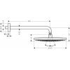 Купить Верхний душ два режима Hansgrohe 27378000 Raindance Select S 300 2jet 27378 в Киеве vannaja.kiev.ua