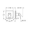 Купити Зовнішня частина змішувача для душу Grohe Eurocube 24061000 в Києві vannaja.kiev.ua