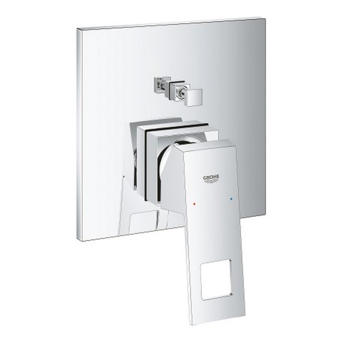 Купить Зовнішня частина змішувача для душу Grohe Eurocube 24062000 на два споживача 24062 в Киеве vannaja.kiev.ua