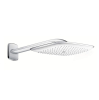 Купити Верхній душ Hansgrohe PuraVida Overhead shower 400 1jet з власником зі стіни, хром (27437000) в Києві vannaja.kiev.ua