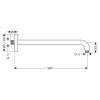 HANSGROHE 27446000 Душовий Кронштейн Верхнього Душа 389 мм Колір - Хром 27446 Купити HANSGROHE 27446000 Душовий Кронштейн Верхнього Душа 389 мм Колір - Хром 27446 в Києві vannaja.kiev.ua