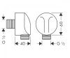Hansgrohe 27454000 Fixfit 27454 Шлангові приєднання підключення душового шланга Купити Hansgrohe 27454000 Fixfit 27454 Шлангові приєднання підключення душового шланга в Києві vannaja.kiev.ua