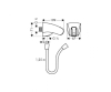 HANSGROHE 27507000 Porter Е 27507 Тримач Душа зі Вбудованим шлангових з'єднань, хром Купити HANSGROHE 27507000 Porter Е 27507 Тримач Душа зі Вбудованим шлангових з'єднань, хром в Києві vannaja.kiev.ua