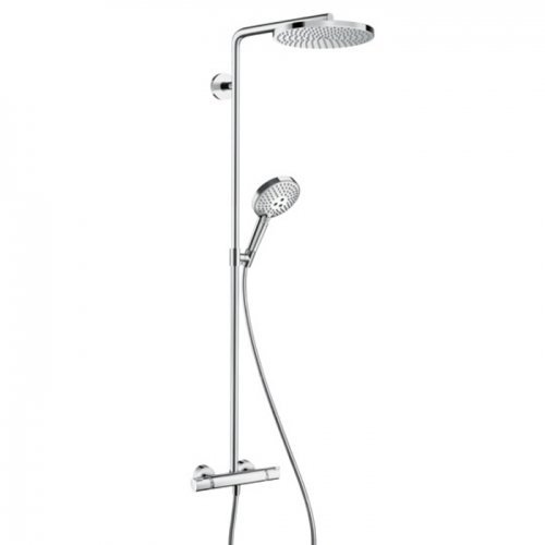 Купити Hansgrohe 27633000 Душова система Showerpipe 240 1jet 27633 PowderRain в Києві vannaja.kiev.ua