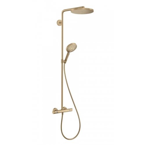 Купити Душова система Hansgrohe Raindance Select S SHOWERPIPE Brushed Bronze (27633140) в Києві vannaja.kiev.ua