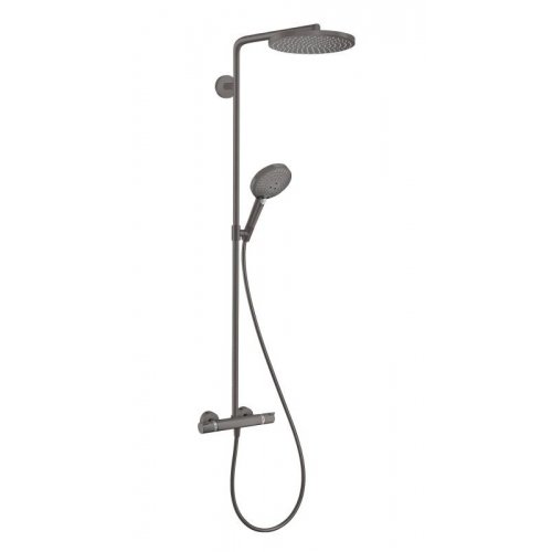 Купить Душевая система Hansgrohe Raindance Select S SHOWERPIPE Brushed Black (27633340) в Киеве vannaja.kiev.ua