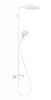 Купити Душова система біла матова Hansgrohe 27633700 Raindance Select S SHOWERPIPE Matt White 276337 темостат в Києві vannaja.kiev.ua