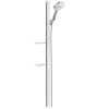 Купить Душевой набор Hansgrohe Raindance Select S 120/150 см 3Jet EcoSmart 9л/мин, White/Chrome (27647400) в Киеве vannaja.kiev.ua