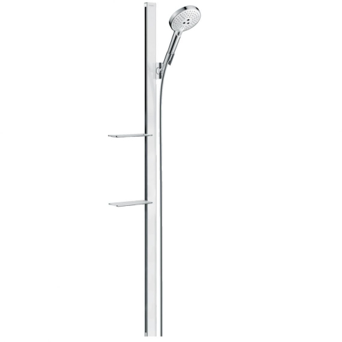 Купить Душевой набор Hansgrohe Raindance Select S 120/150 см 3Jet EcoSmart 9л/мин, White/Chrome (27647400) в Киеве vannaja.kiev.ua