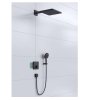 Купить Душевой комплект Hansgrohe 27939670 Raindance E/ShowerSelect E 7в1 душевая система скрытого монтажа верхний душ 300*300 мм, черный матовый matt black в Киеве vannaja.kiev.ua
