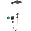 Купить Душевой комплект Hansgrohe 27939670 Raindance E/ShowerSelect E 7в1 душевая система скрытого монтажа верхний душ 300*300 мм, черный матовый matt black в Киеве vannaja.kiev.ua