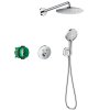 Купить Душевая система Hansgrohe Raindance S 240 с термостатом PowderRain, хром (27951000) в Киеве vannaja.kiev.ua