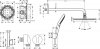 Купить Душевая система с термостатом черная матовая Hansgrohe Raindance S Black 240 1Jet PowderRain ShowerSelect S Thermostatic в Киеве vannaja.kiev.ua