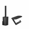 Черные матовые Hansgrohe 27969670 Комплект аксессуаров WallStoris 2в1 Matt Black для ванной комнаты Купить Черные матовые Hansgrohe 27969670 Комплект аксессуаров WallStoris 2в1 Matt Black для ванной комнаты в Киеве vannaja.kiev.ua