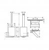 Черные матовые Hansgrohe 27969670 Комплект аксессуаров WallStoris 2в1 Matt Black для ванной комнаты Купить Черные матовые Hansgrohe 27969670 Комплект аксессуаров WallStoris 2в1 Matt Black для ванной комнаты в Киеве vannaja.kiev.ua