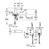 Купить Кран для раковины бесконтактный Grohe Euroeco Cosmopolitan E 36384000 в Киеве vannaja.kiev.ua