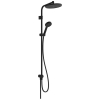 Купить Душевая система Hansgrohe Activera S 240 1jet EcoSmart Reno Varia, Matt Black (28074670) в Киеве vannaja.kiev.ua