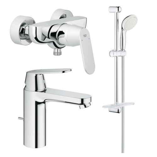 Набор смесителей Grohe Eurosmart S-Size 126114M Купить Набор смесителей Grohe Eurosmart S-Size 126114M в Киеве vannaja.kiev.ua