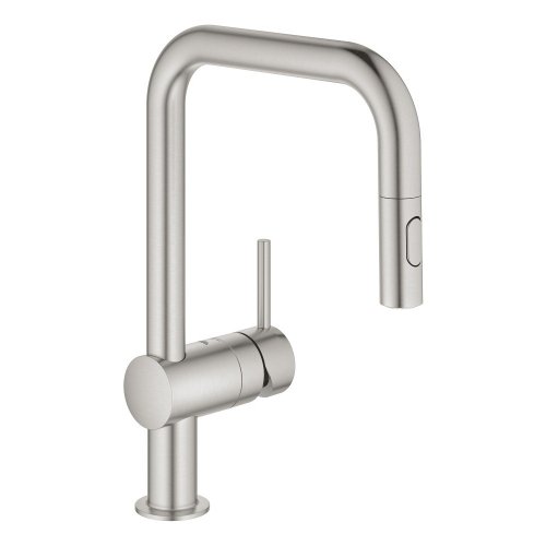 Змішувач для кухні з висувним виливом Grohe Minta 32322DC2 Купити Змішувач для кухні з висувним виливом Grohe Minta 32322DC2 в Києві vannaja.kiev.ua