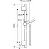 Купить HANSGROHE 28631000 RAINDANCE UNICA S 28631 Стойка в душ настенная без лейки в Киеве vannaja.kiev.ua
