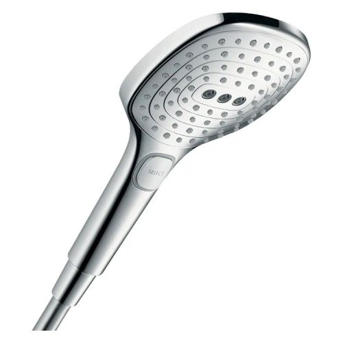Купить Ручной душ Hansgrohe Raindance Select E PowderRain 120 3jet P EcoSmart+, Chrome (28729000) в Киеве vannaja.kiev.ua