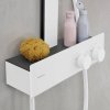Душова система Hansgrohe Rainfinity Showerpipe 250 1jet EcoSmart + термостат ShowerTablet 350, Matt White (28742700) Купити Душова система Hansgrohe Rainfinity Showerpipe 250 1jet EcoSmart + термостат ShowerTablet 350, Matt White (28742700) в Києві vannaja.kiev.ua